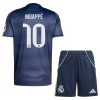 Camisola + Calções Real Madrid Mbappé 10 Criança Equipamento 2ª 2025-26